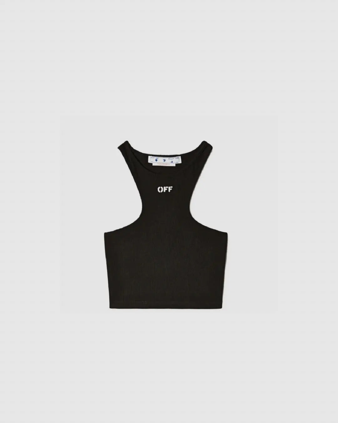 OFF-WHITE Off Logo Ribbed Rowing Top urbanluxeclo