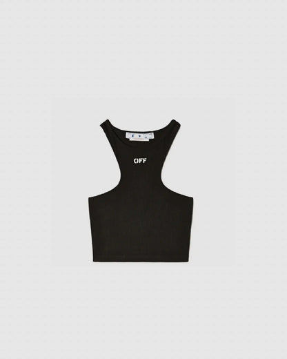 OFF-WHITE Off Logo Ribbed Rowing Top urbanluxeclo