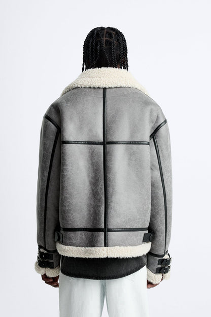 Zara Double Faced Fleece Lined Jacket