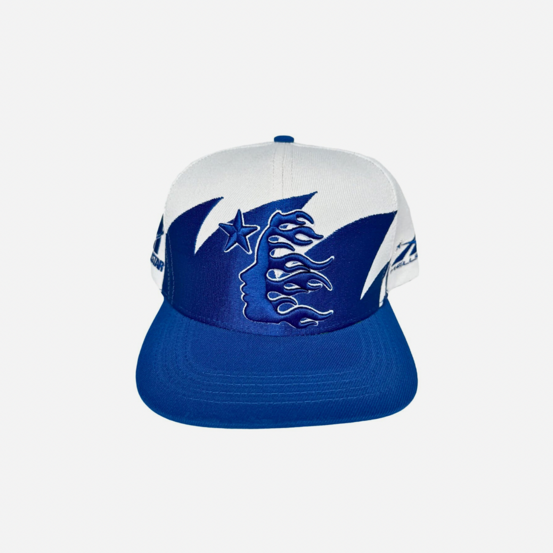 Hellstar Shark Teeth Snapback cap Off White/Black