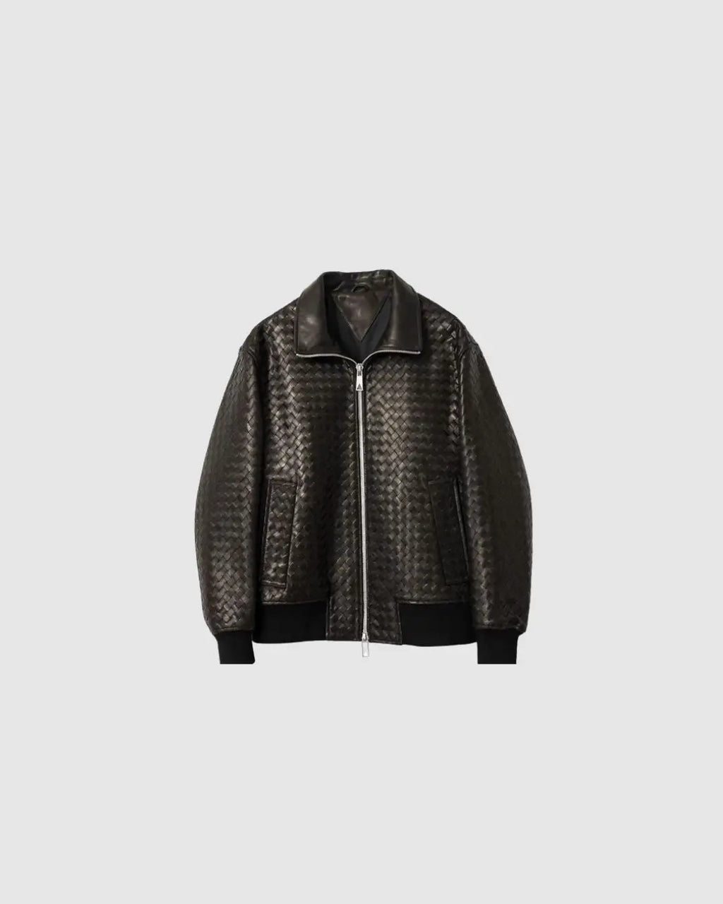 Bottega Veneta Intrecciato Leather Blouson My Store