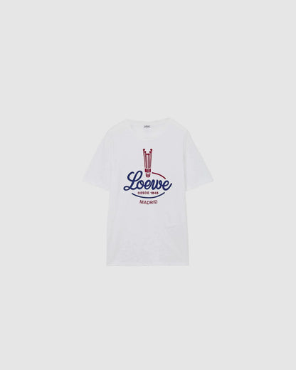 Loewe Cotton Graphic Logo T-Shirt