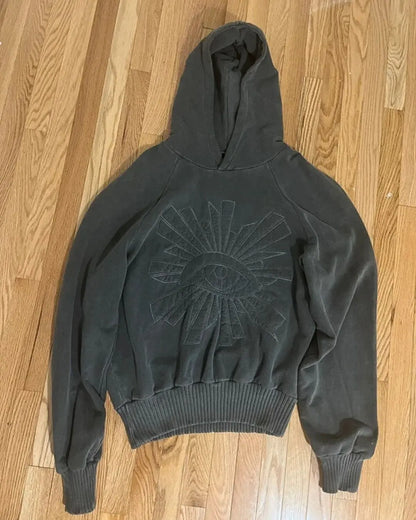 House of Error Wool Chain-Quilt Hoodie urbanluxeclo