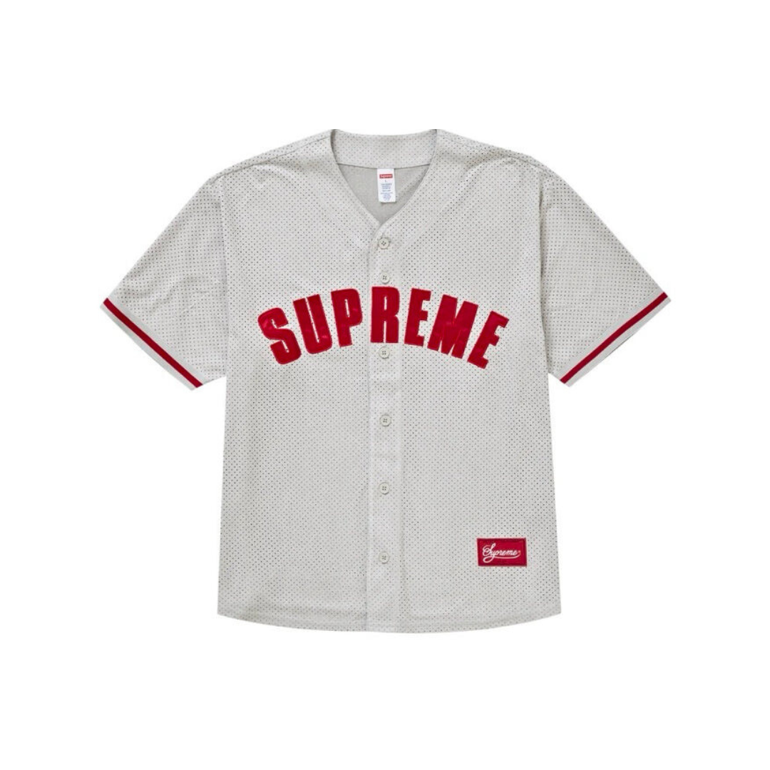 Supreme Ultrasuede Mesh Baseball Jersey