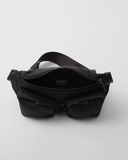 PRADA Small Re-Nylon and Calf Leather Belt Bag urbanluxeclo