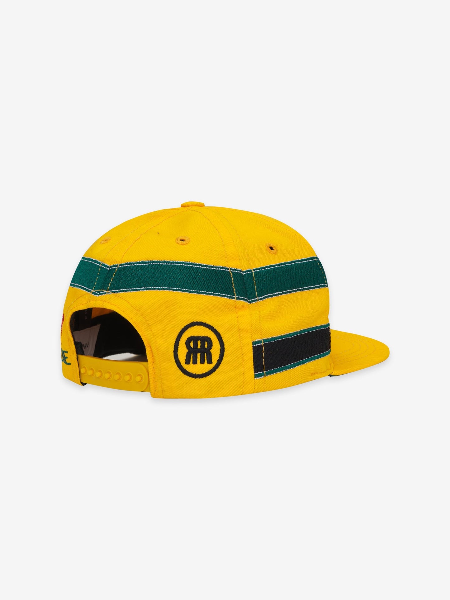 Rhude Ayrton Senna Hat - Yellow/Forest Green