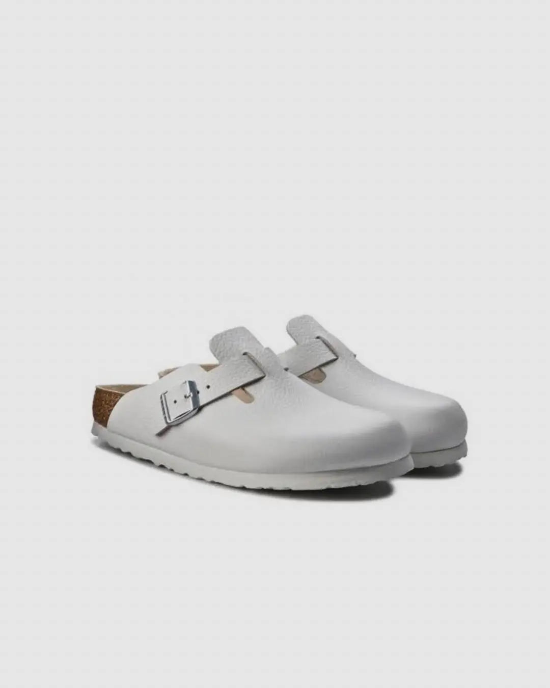 Birkenstock Boston Oiled Leather Clogs white urbanluxe
