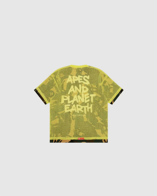 A Bathing Ape AAPE Moonface mesh camo layered tee urbanluxeclo
