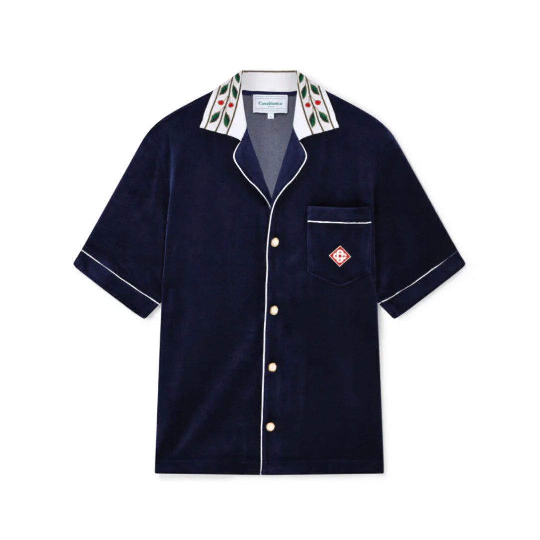 Casablanca SS24 Velour Laurel Shirt