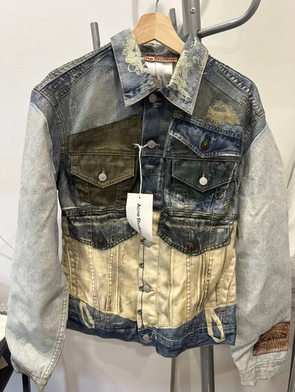 Acne Studios Orset printed Denim jacket