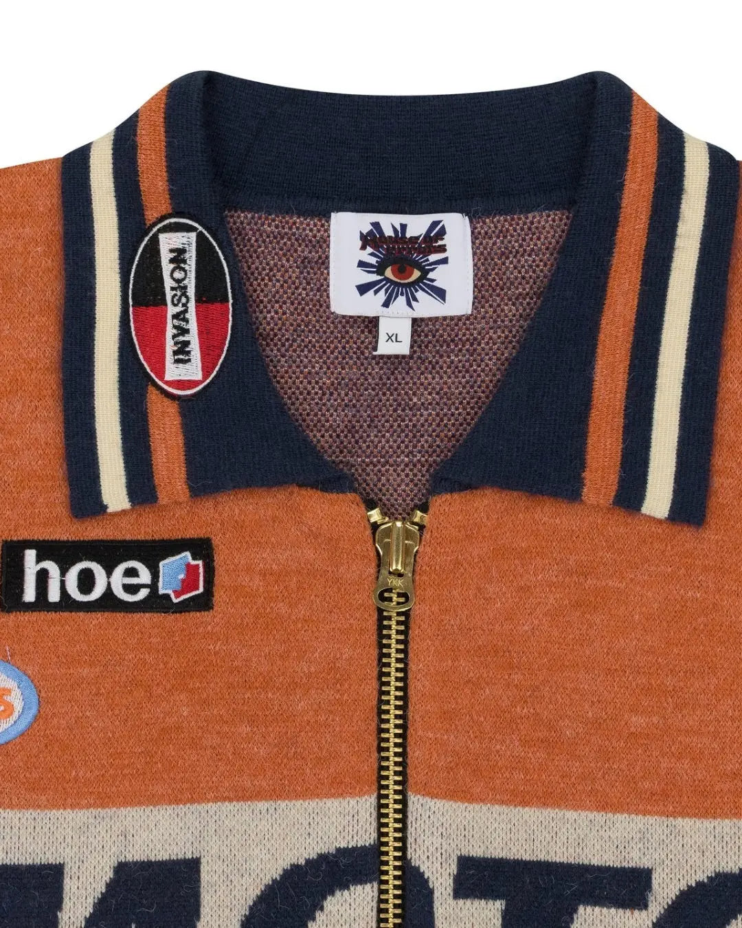 HOUSE OF ERRORS Moto Track Jacket 'Orange' urbanluxeclo