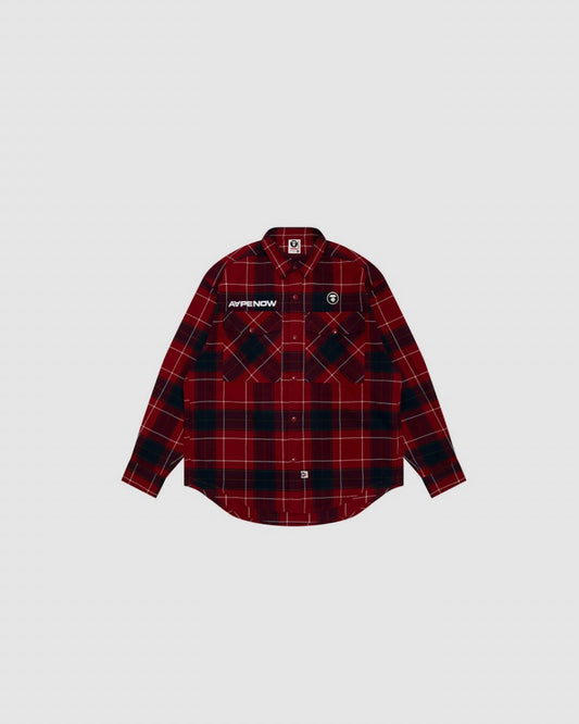 AAPE by A Bathing ape Checkered Shirt
