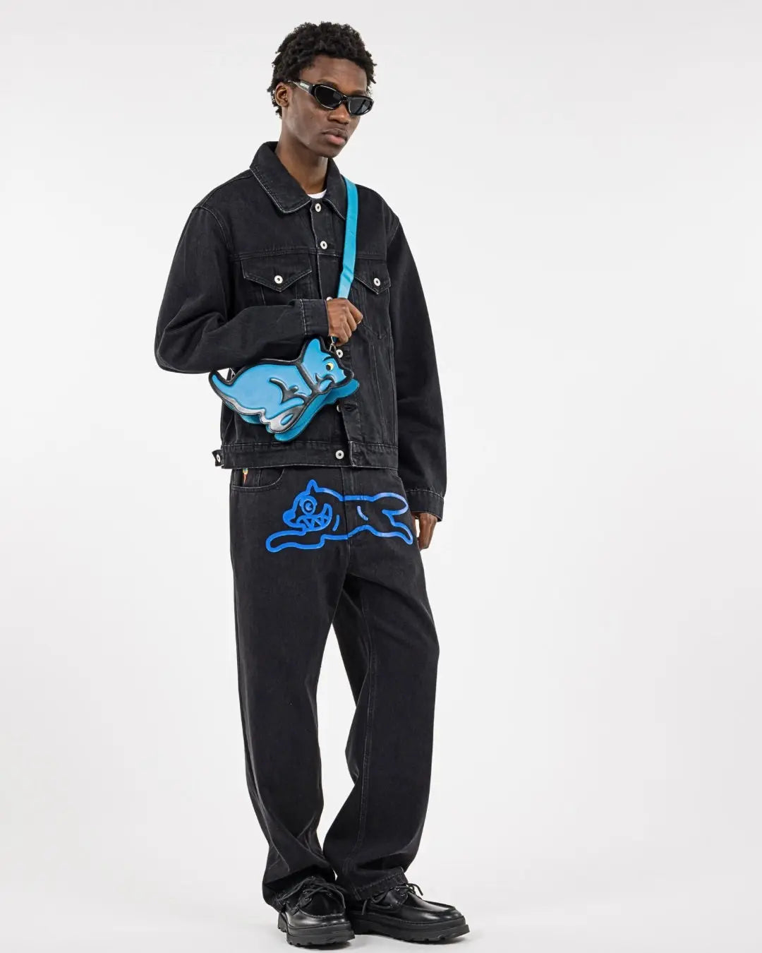 Billionaire boys club ICE CREAM Running Puppy - Shoulder bag | Blue urbanluxeclo