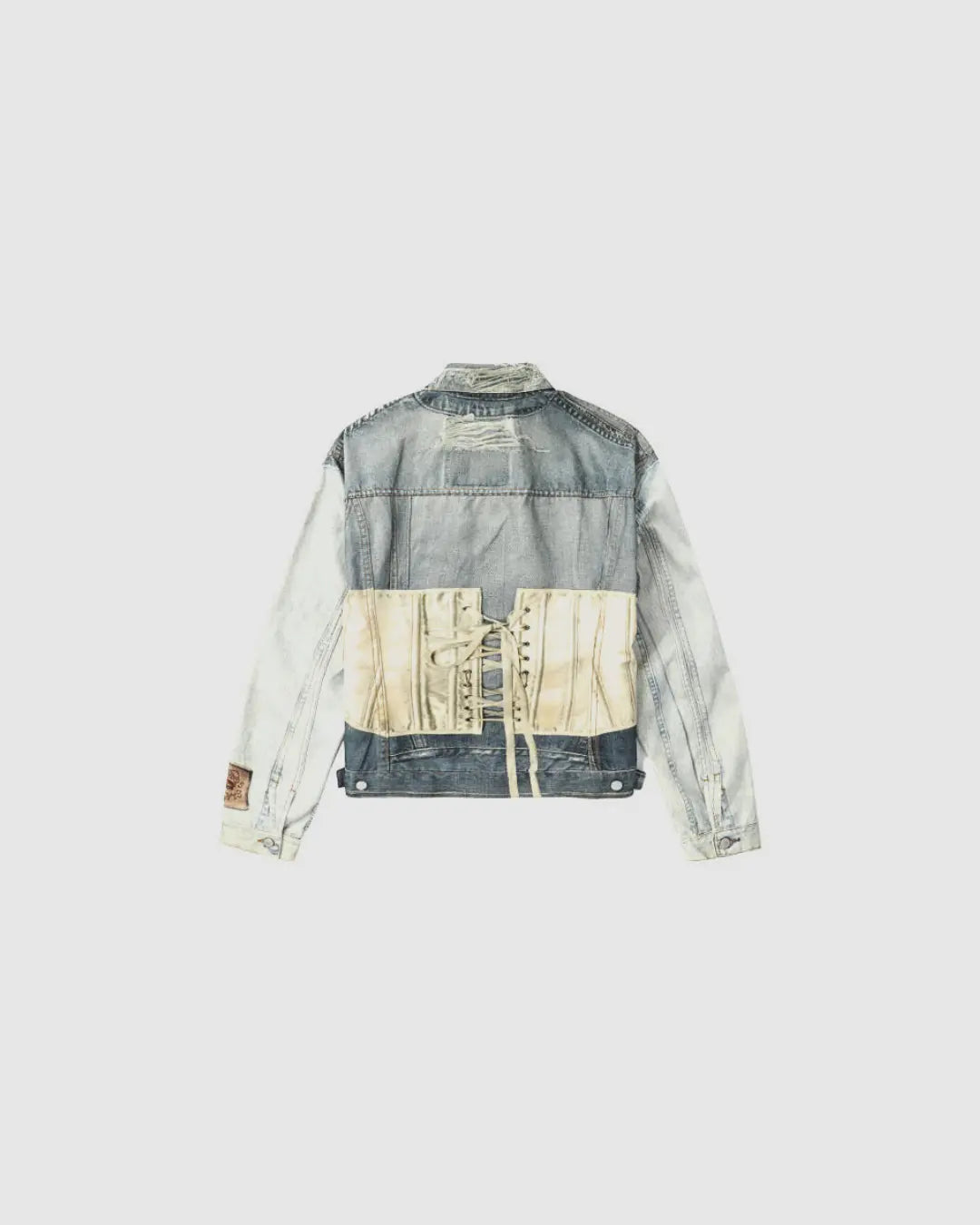 Acne Studios Orset printed Denim jacket urbanluxeclo