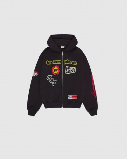 Broken Planet Performance Zip Up Hoodie urbanluxeclo
