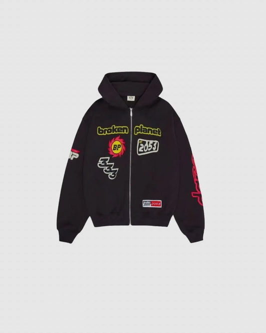Broken Planet Performance Zip Up Hoodie urbanluxeclo