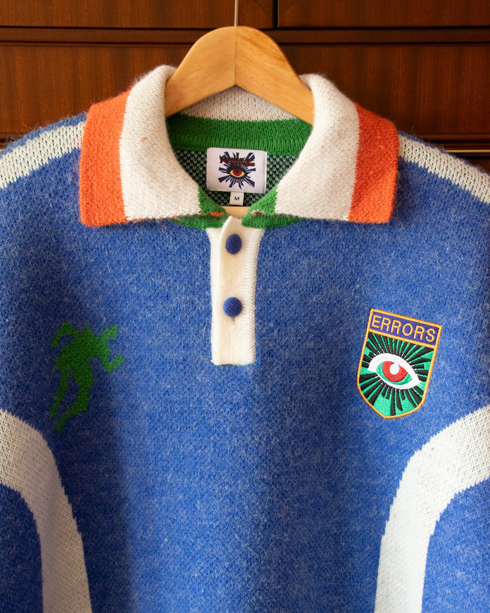 House of Error knitted Italia Jersey Top