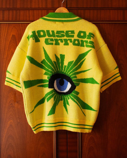 House of Error knitted Brazil jersey Top