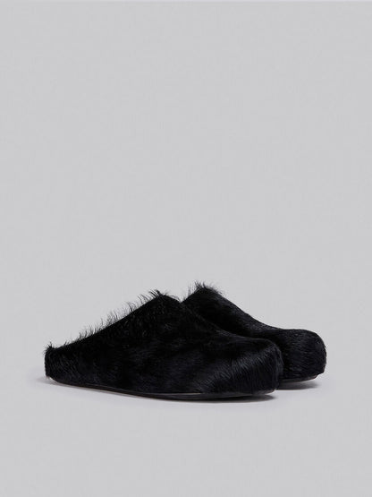 Marni long haircalfskin Fussbett sabot