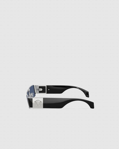 Versace Medusa Plaque Rectangular Sunglasses urbanluxeclo