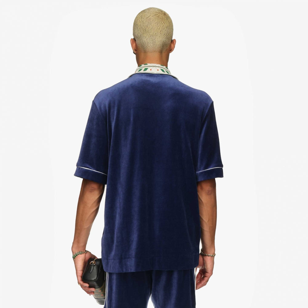 Casablanca SS24 Velour Laurel Shirt