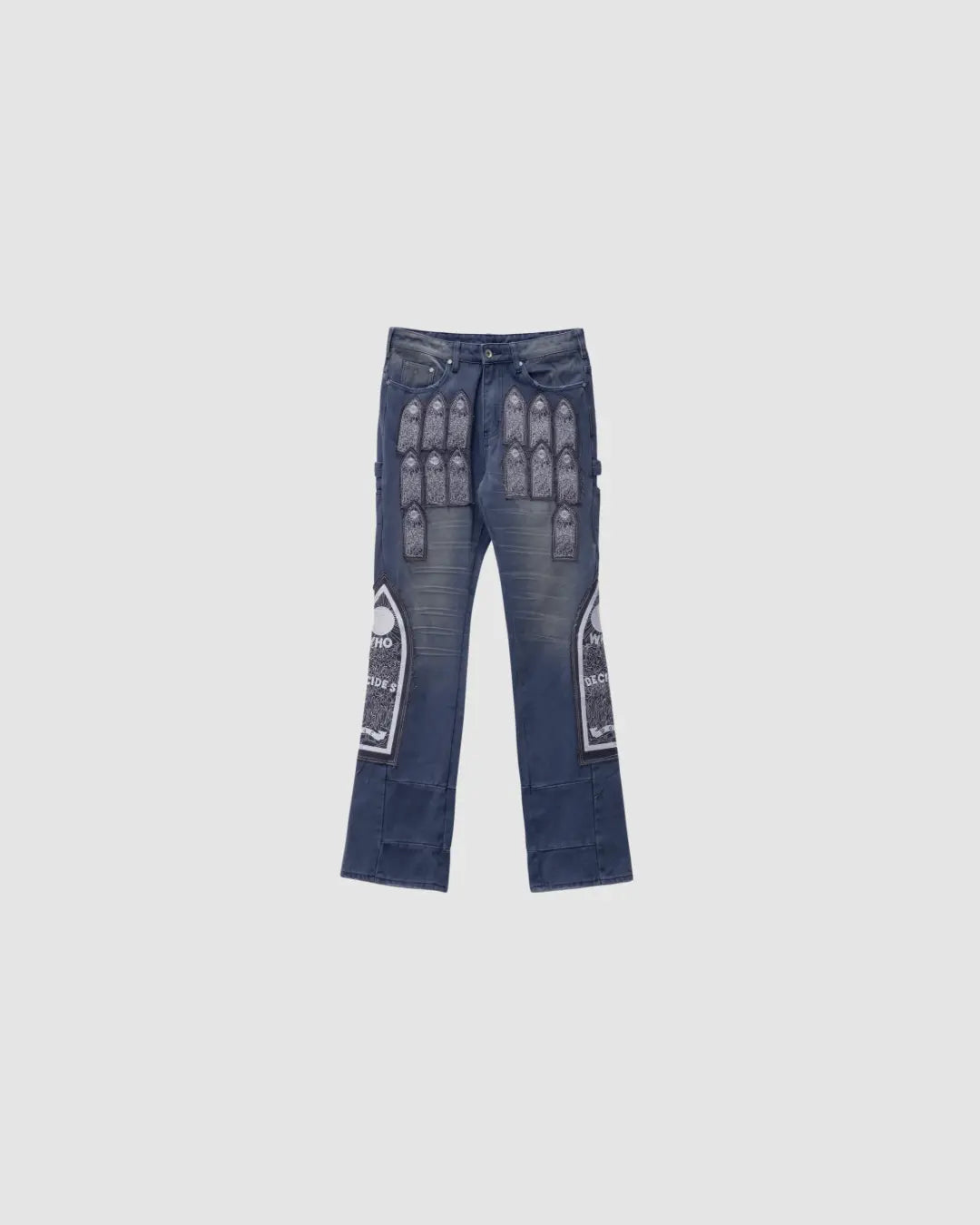 Who Decides War Patched Arc Pants In Purple urbanluxeclo