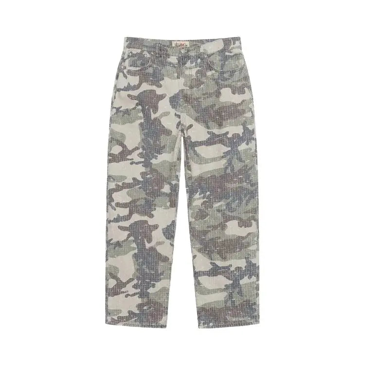 Stussy Big Ol' Camo Canvas Needlepunch Jean Woodland Camo urbanluxeclo