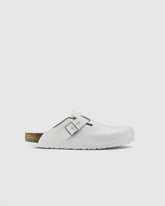 Birkenstock Boston Oiled Leather Clogs white urbanluxe