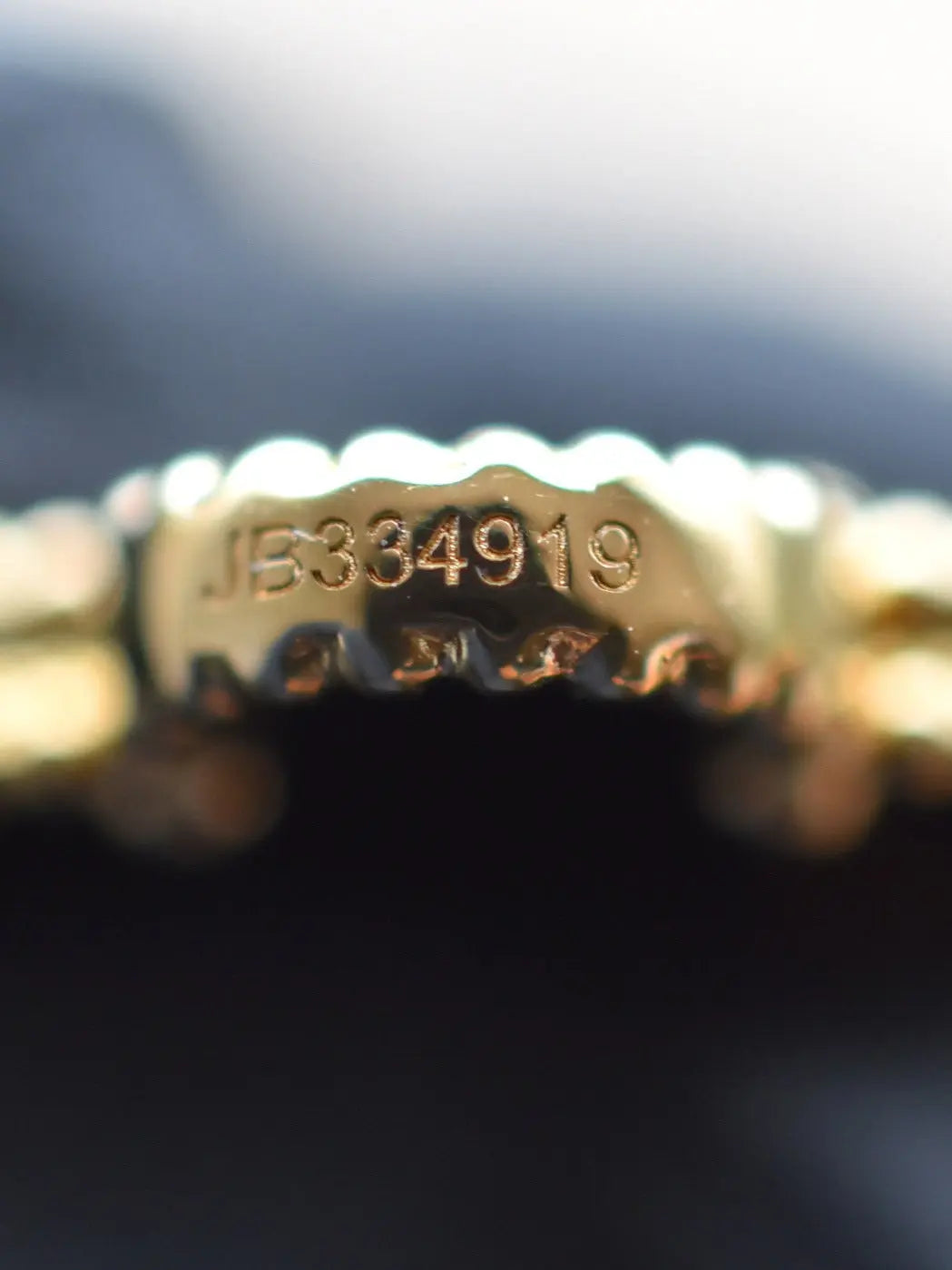 Van Cleef & Arpels Vintage Alhambra 5 Motif Onyx Bracelet Urbanluxe2