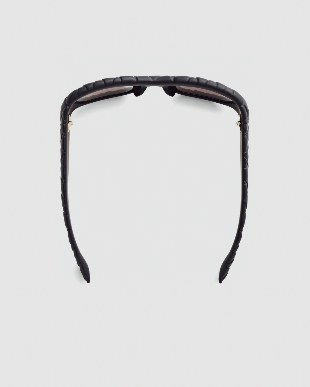 Bottega Veneta Intrecciato rectangular sunglasses