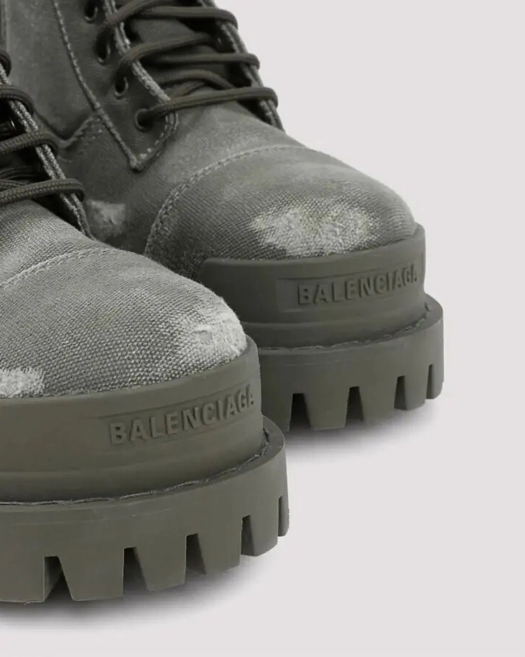 Balenciaga Strike canvas ankle boots urbanluxeclo