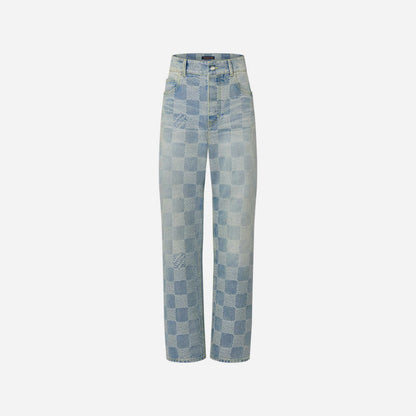 Louis Vuitton Damier Denim Skate Pants