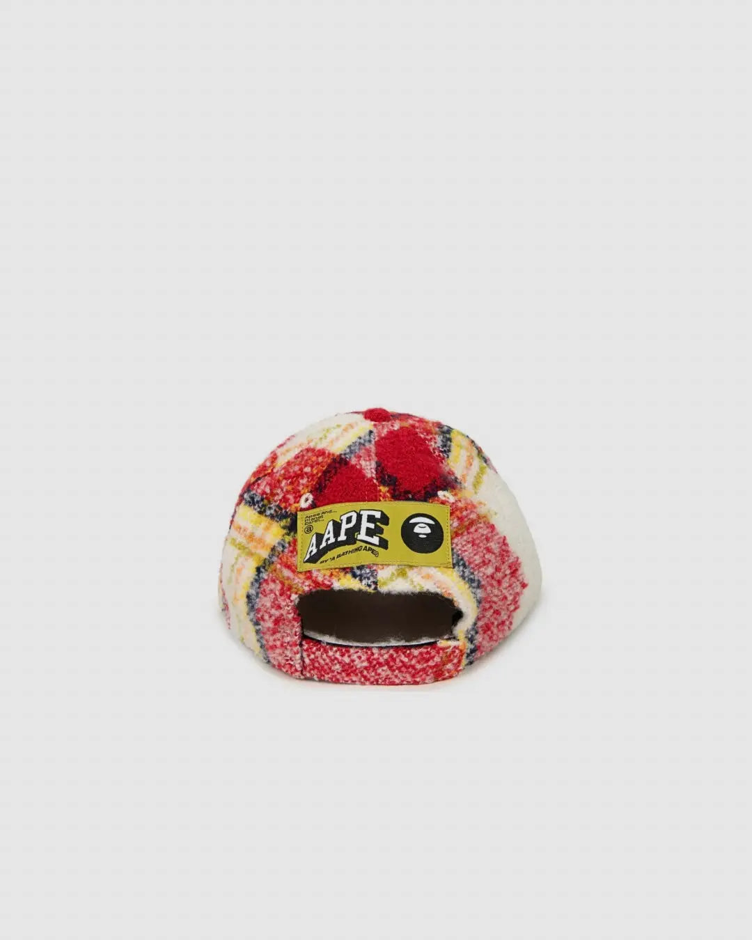 A Bathing Ape AAPE Moonface logo check cap urbanluxeclo