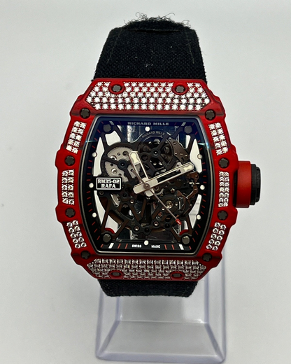 Richard Mille RM 35-02 'Rafa' Rafael Nadal Red Quartz TPT Diamond Set