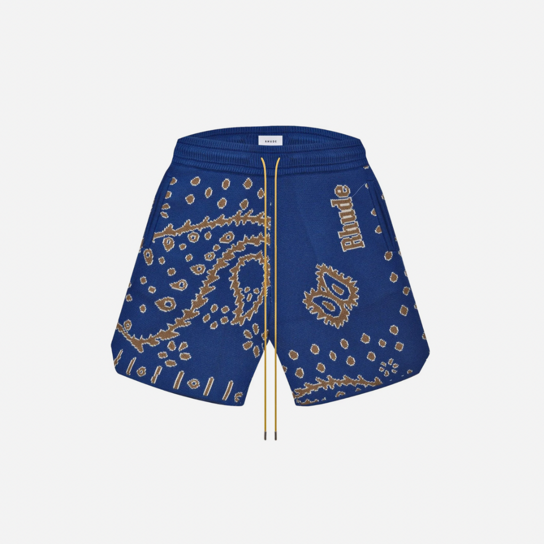 RHUDE Knit Paisley Shorts