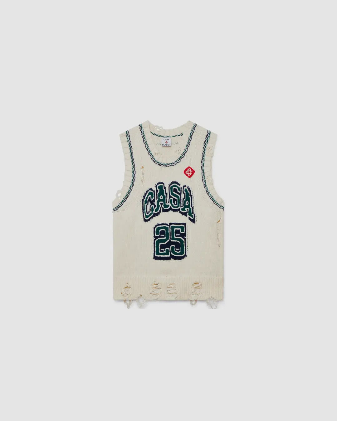 Casablanca Intarsia baseball Top urbanluxeclo