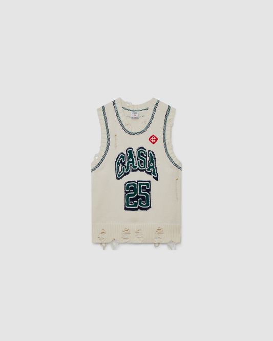 Casablanca Intarsia baseball Top