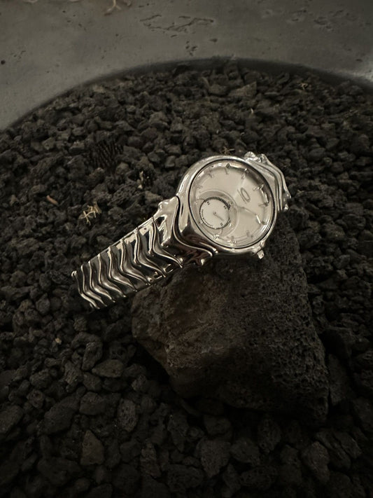 Oakley Jury 1 Silver Face Stainless Steel Watch
