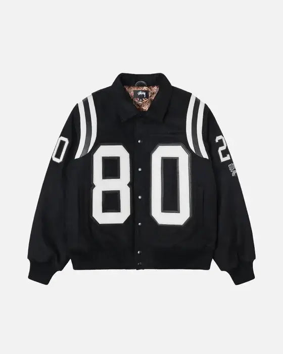 Stussy 80s Wool Varsity Jacket urbanluxe