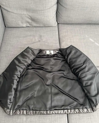 House Of Error Seeing Puffer jacket - BLACK urbanluxeclo