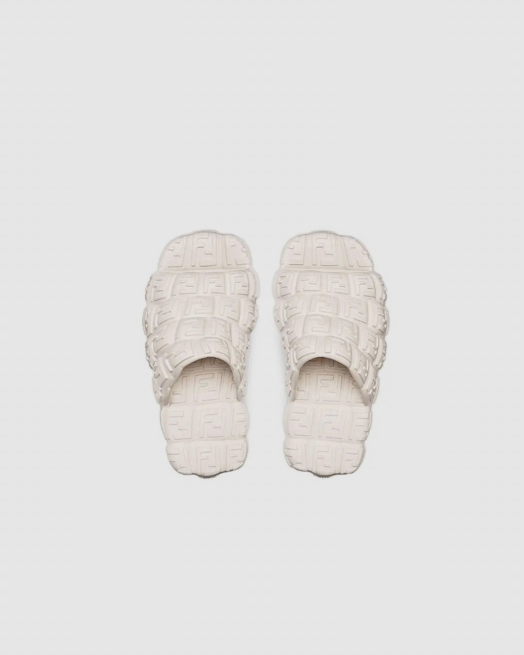 Fendi Cloud rubber slides