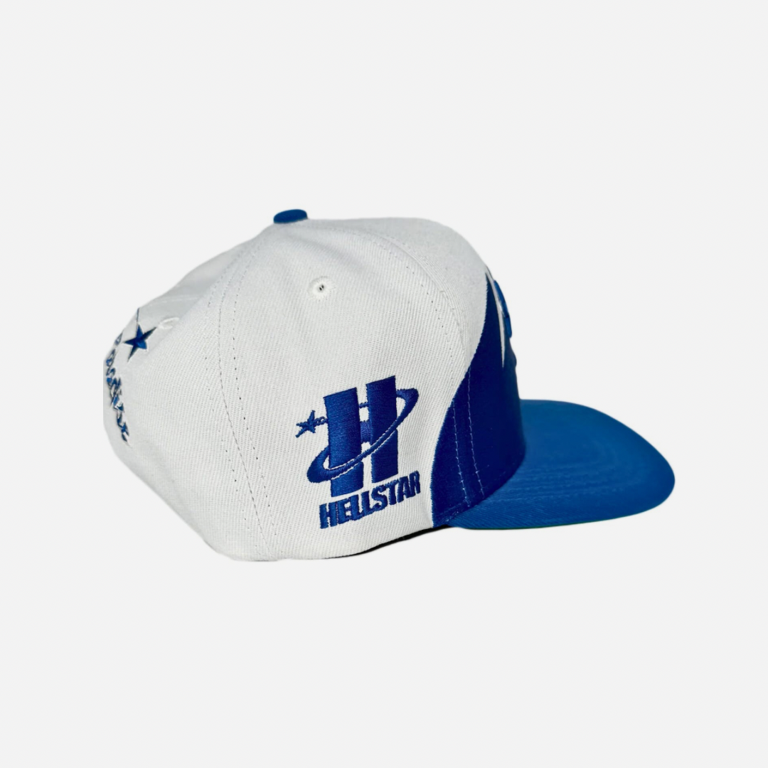 Hellstar Shark Teeth Snapback cap Off White/Black