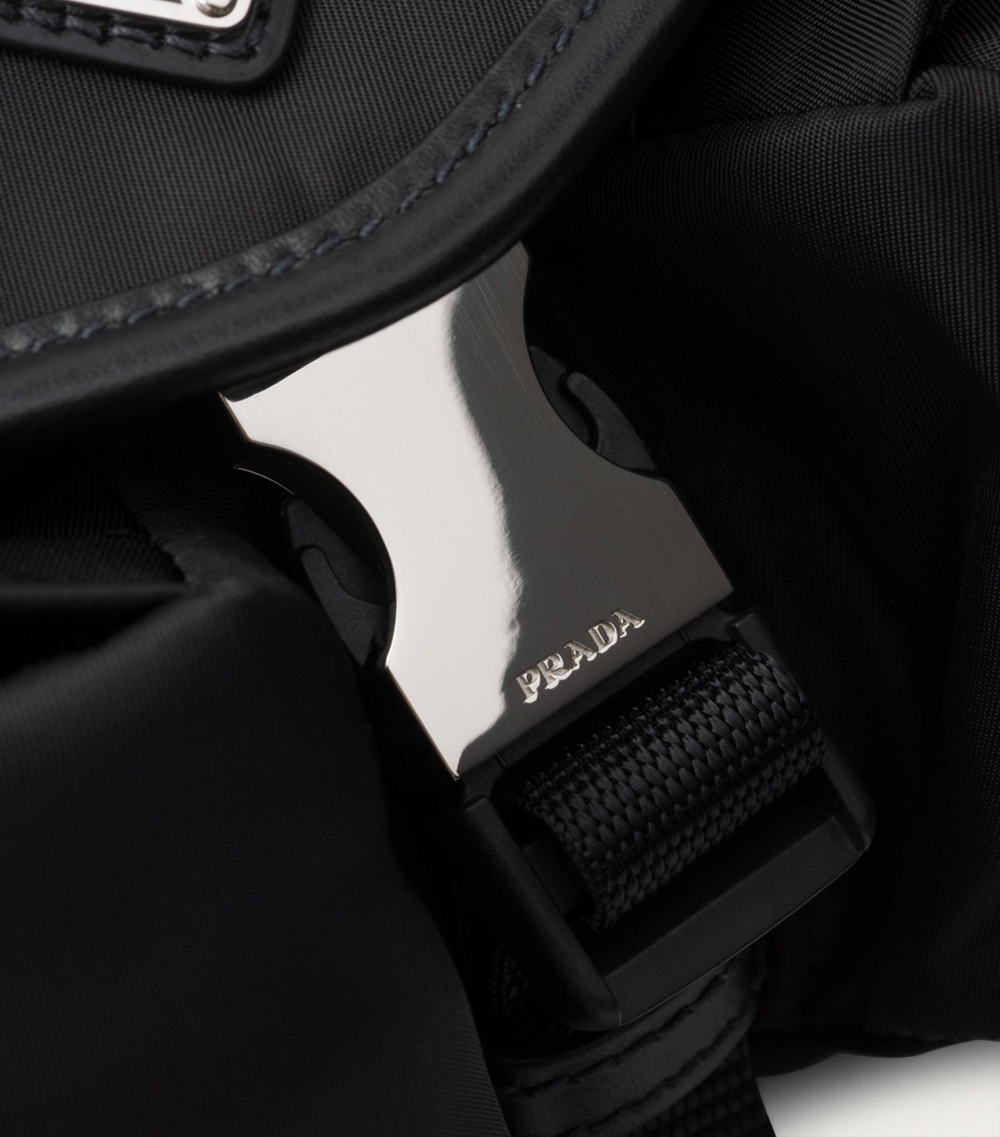 PRADA Small Re-Nylon and Calf Leather Belt Bag
