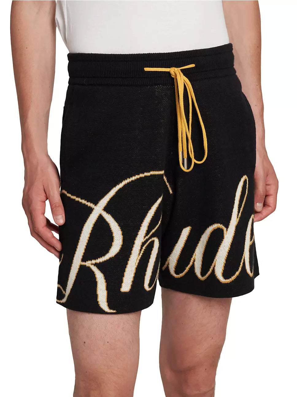 RHUDE Script Logo Knit Shorts