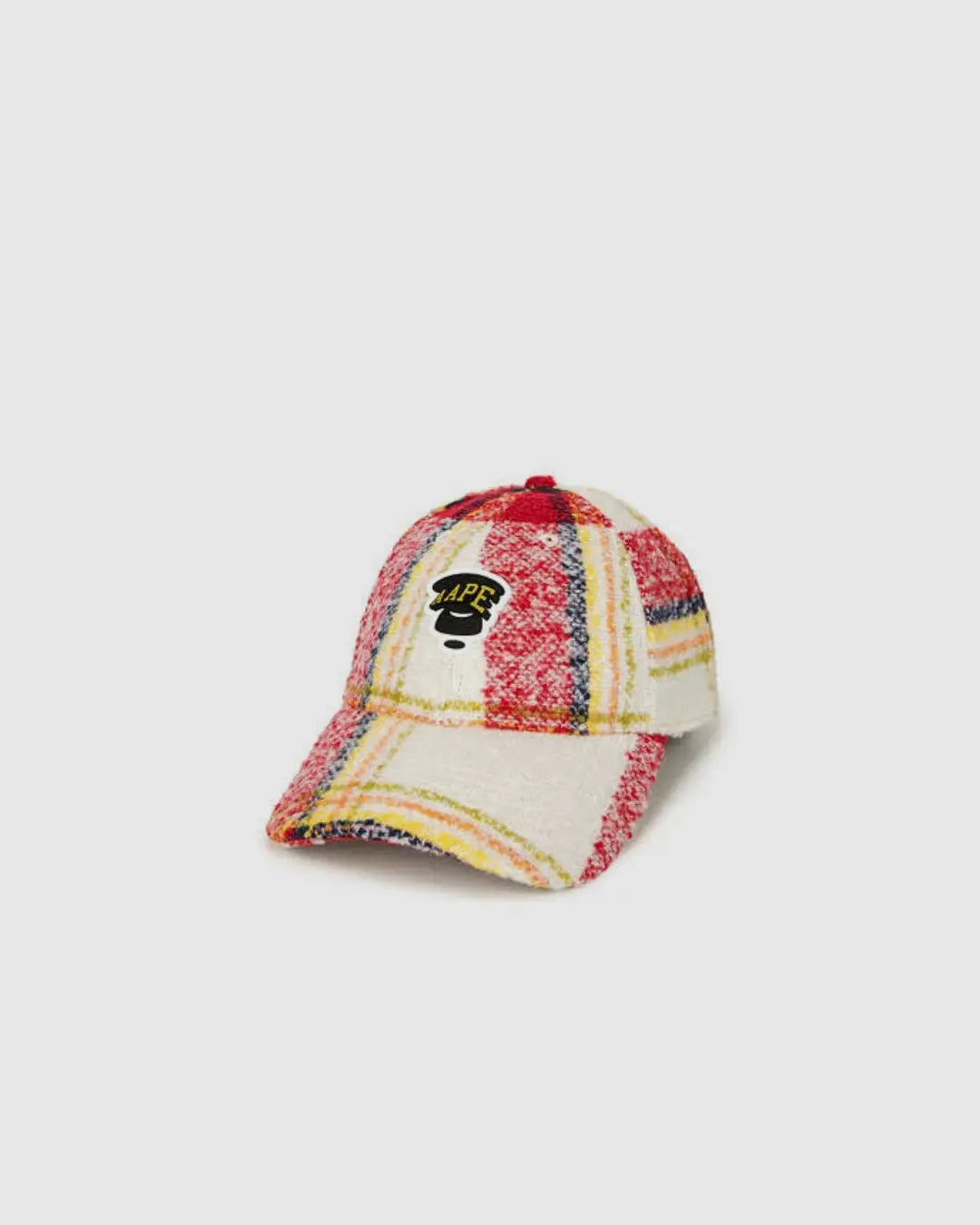 A Bathing Ape AAPE Moonface logo check cap urbanluxeclo