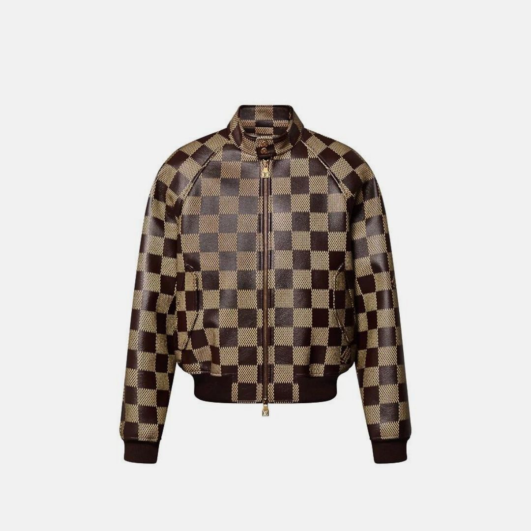 Louis Vuitton Damier Leather Harrington Jacket