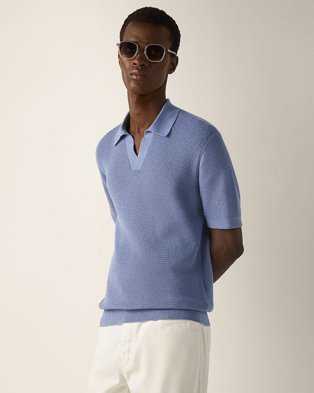 Zenga Lilac Premium Cotton Polo Shirt