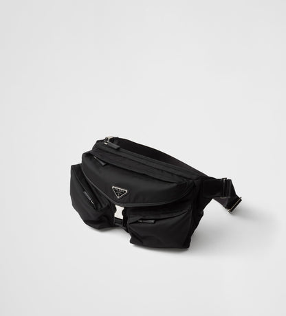 PRADA Small Re-Nylon and Calf Leather Belt Bag