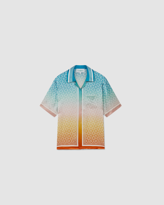 Casablsnca Gradient Monogram Silk Shirt