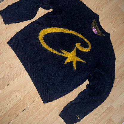 Corteiz C Star Mohair Knit Sweater